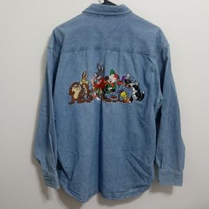 Vintage Looney Tunes denim long sleeve